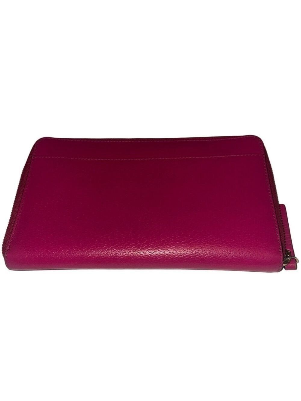 Kate Spade Fuchsia Zip Around Wallet - Picture 4 of 9